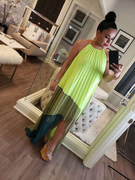 Lola Neon Maxi Dress