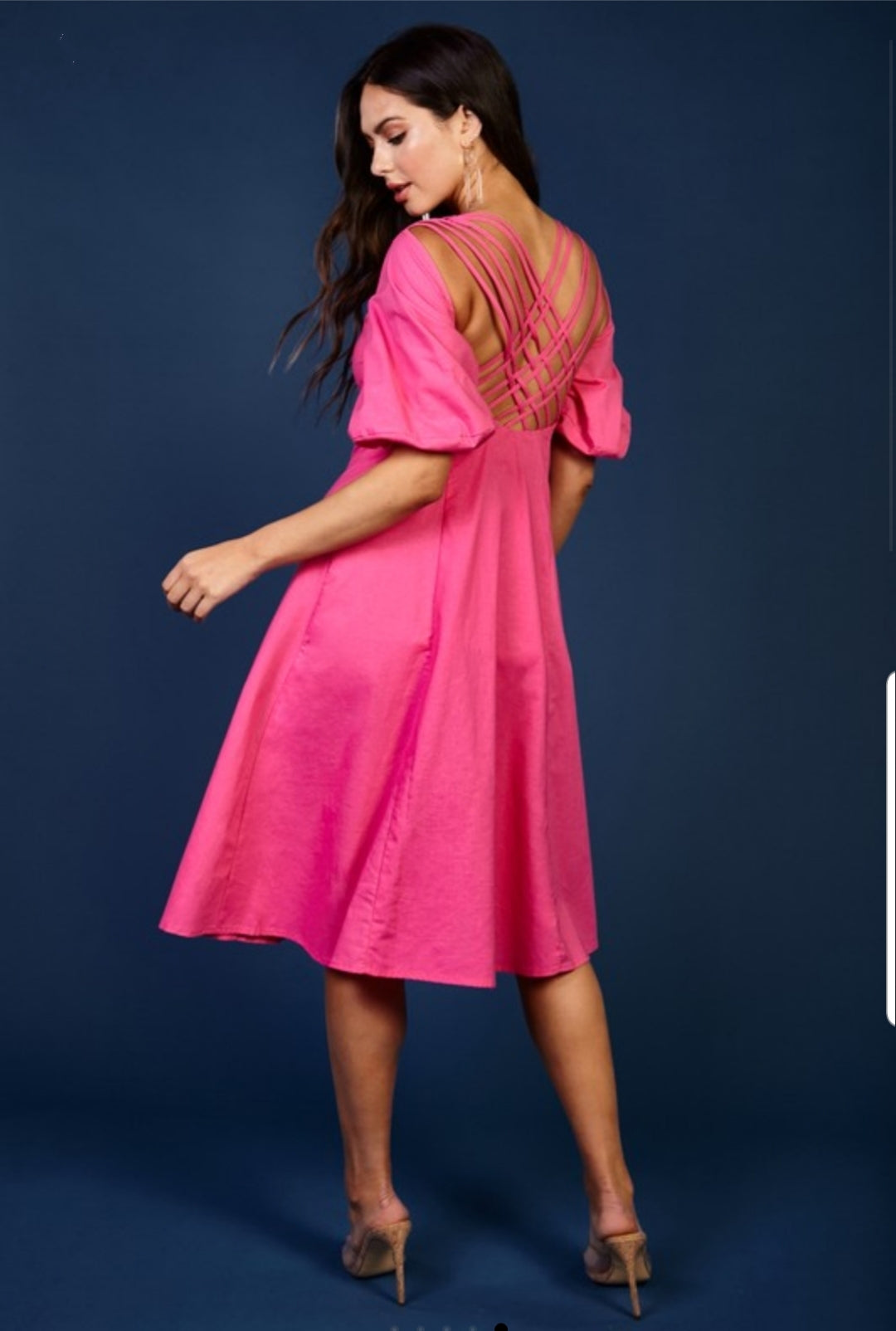Lady in pink Dress