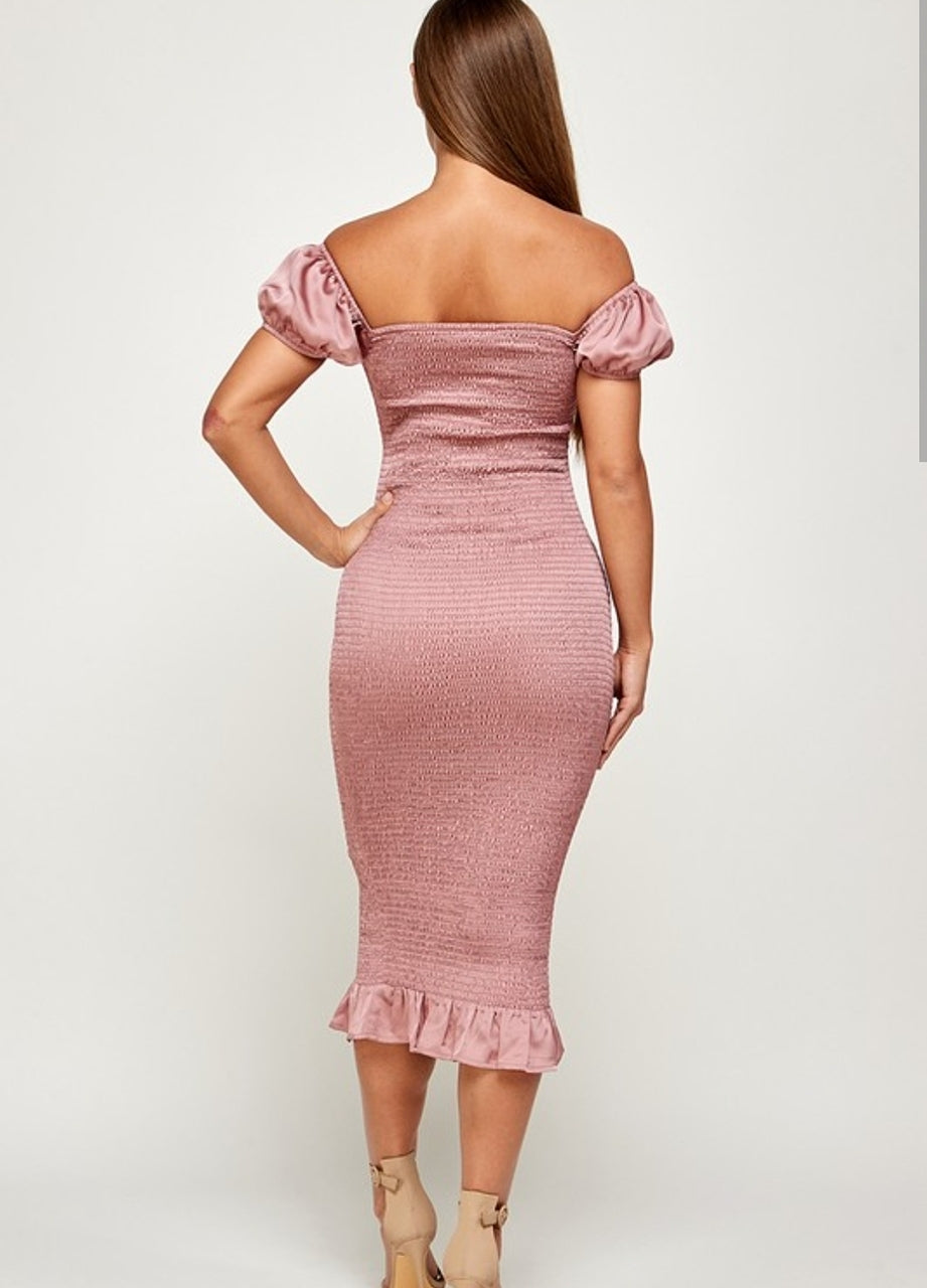 MAKING ME BLUSH DRESS