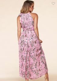 LADY LIKE PINK FLORAL DRESS